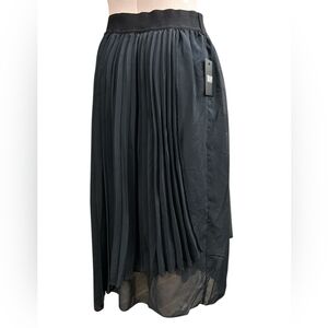 DKNY Black Pleated Skirt